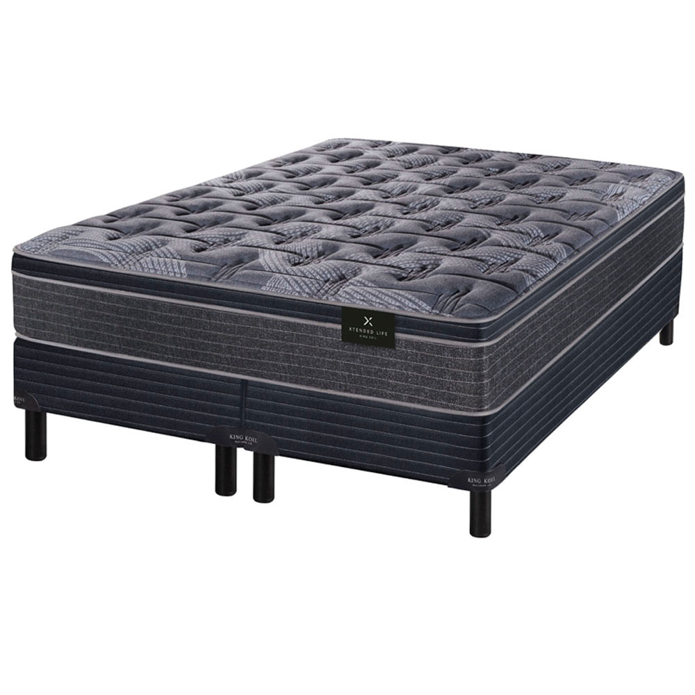 Conjunto Sommier y Colchón de resortes King Koil XL Advanced King Size 180x200 cm