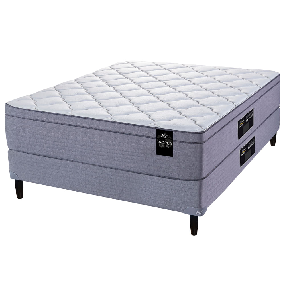 Conjunto Sommier y Colchón de espuma King Koil Bradford de 2 plazas 140x190 cm