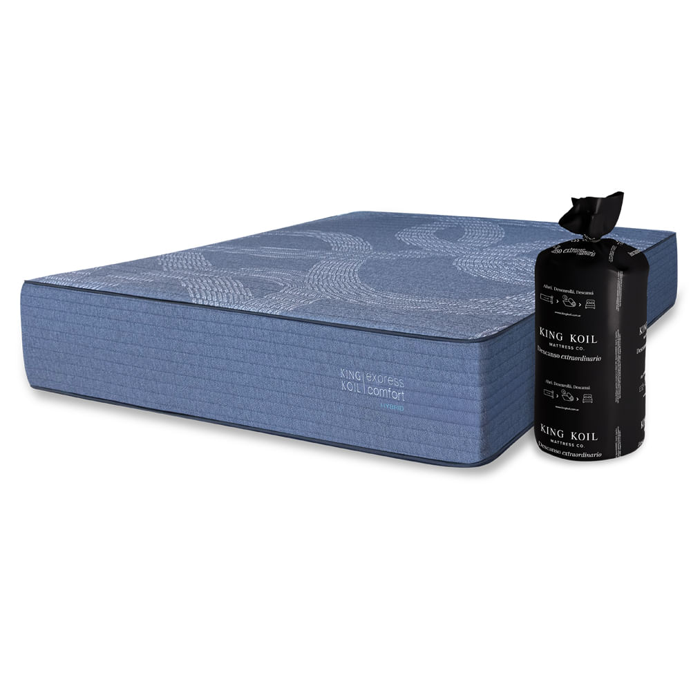 Colchón compactado de resortes King Koil Grand Pocket de 2 plazas 140x190 cm