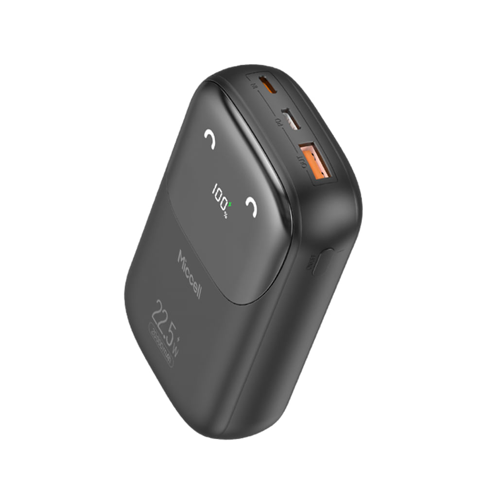 Cargador Miccell VQ-P16 Powerbank 20000 negro