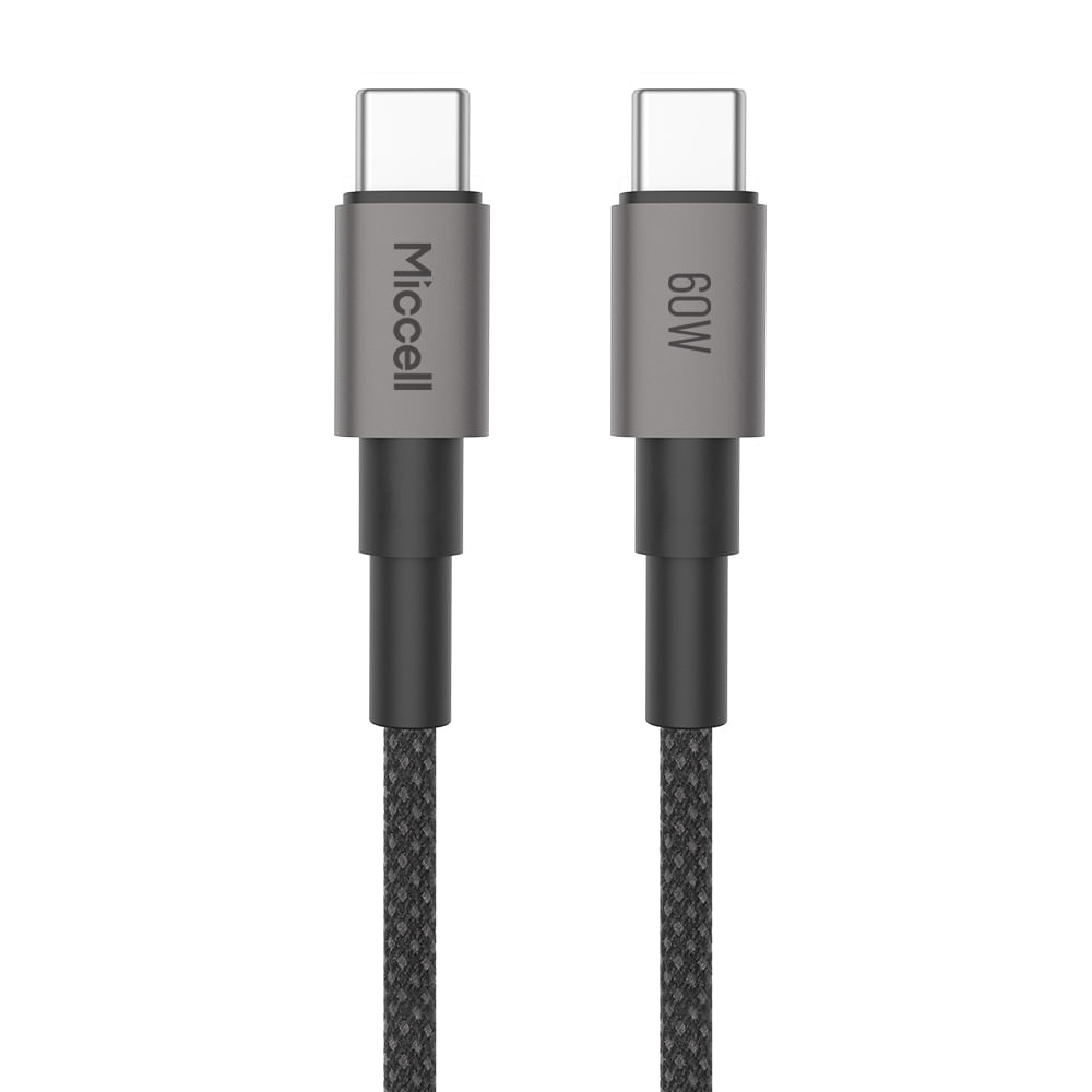 Cable Miccell VQ-D34 Tipo-C60w Negro