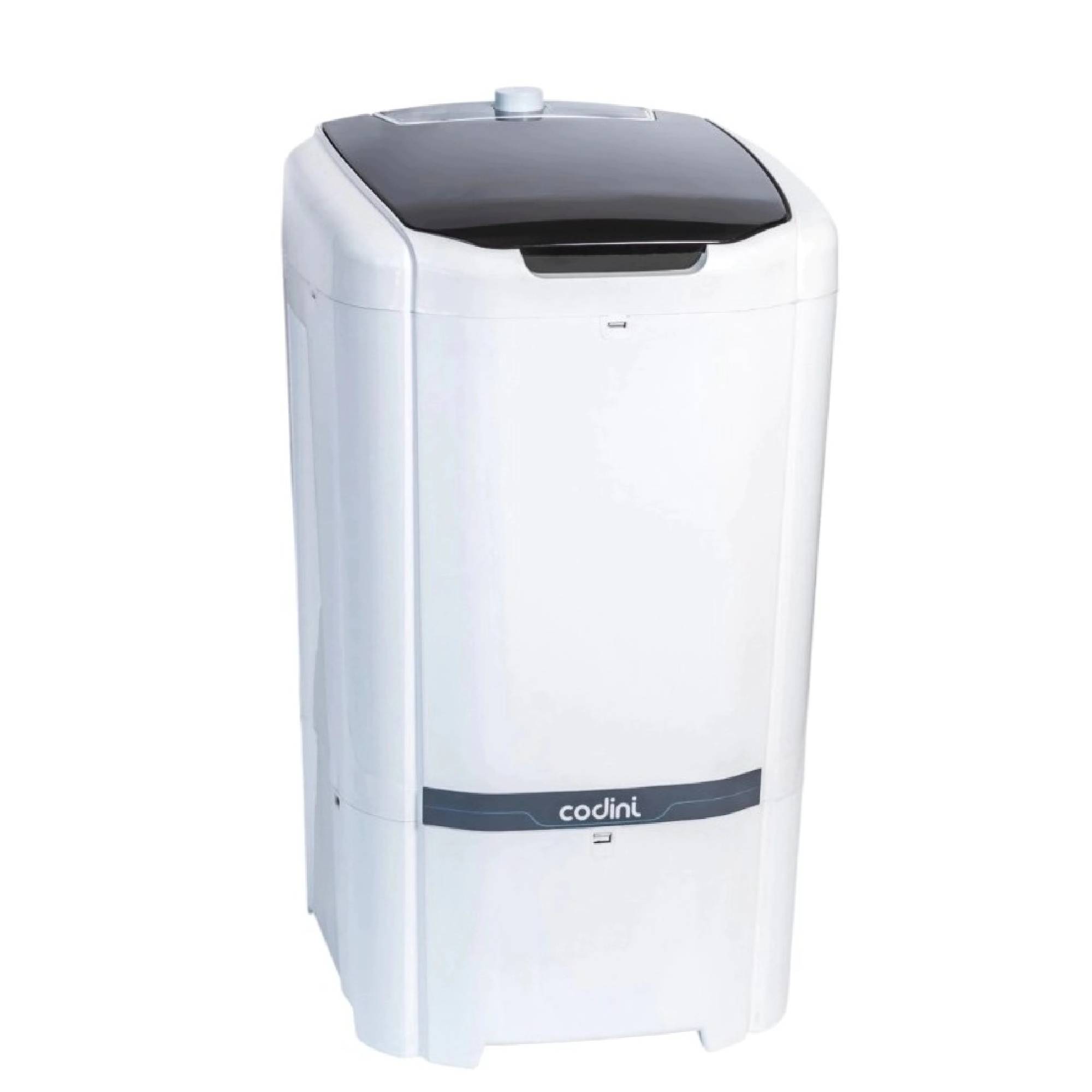 Lavarropas Semiautomático QBICO 10 kg 6 Funciones Sistema de lavado oriental Blanco Codini - 8052