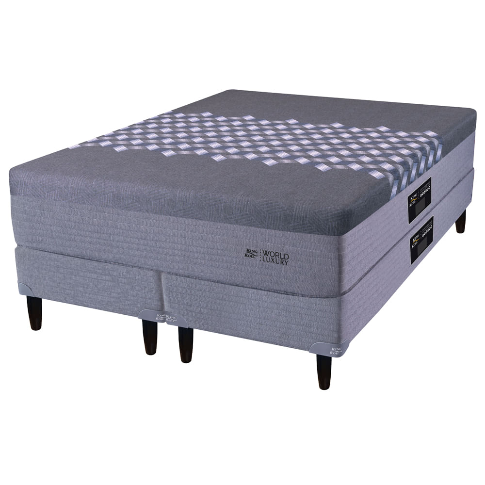 Conjunto Sommier y Colchón de resortes King Koil Kingsbury King Size 180x200 cm
