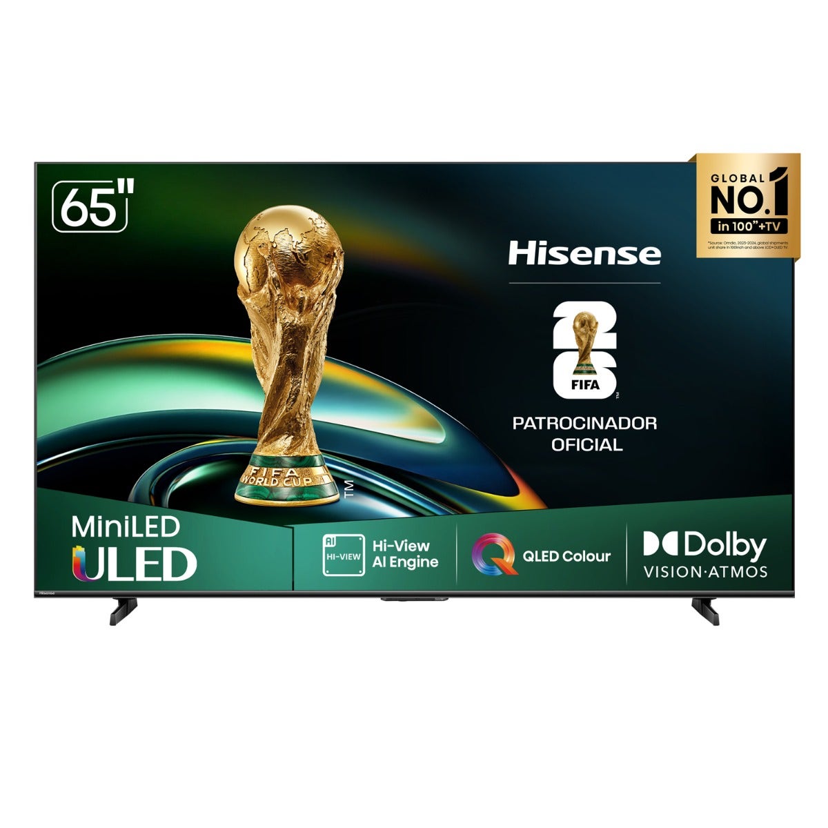 Smart TV LED 65" Hisense 9165U6QV ULED Mini LED VIDAA