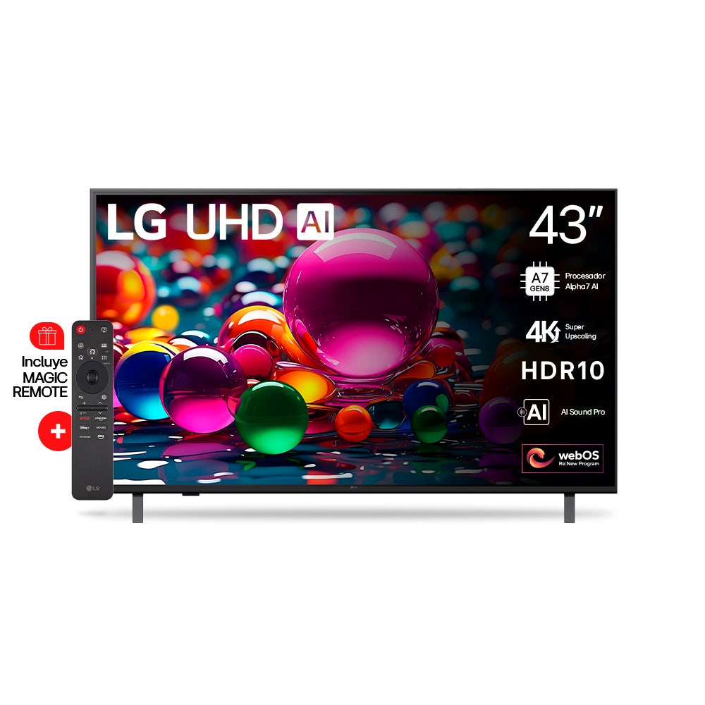 Smart TV LED 43'' LG 43UA8050PSA