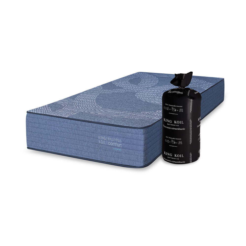 Colchón compactado de resortes King Koil Grand Pocket de 1 plaza 80x190 cm