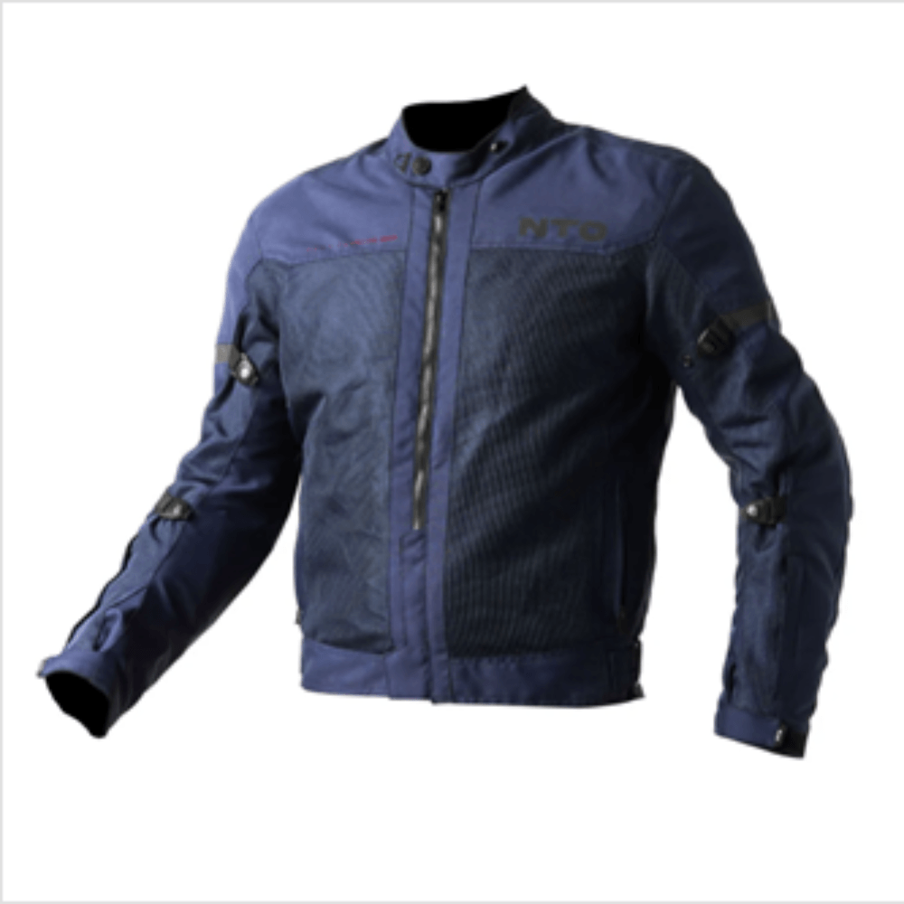 Campera moto NTO summer hombre azul talle XL