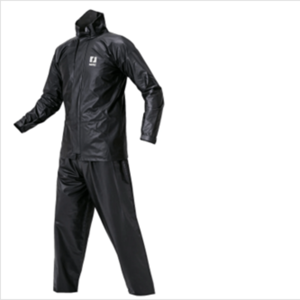 Traje de lluvia moto MAC blast negro con bolsa talle xxl