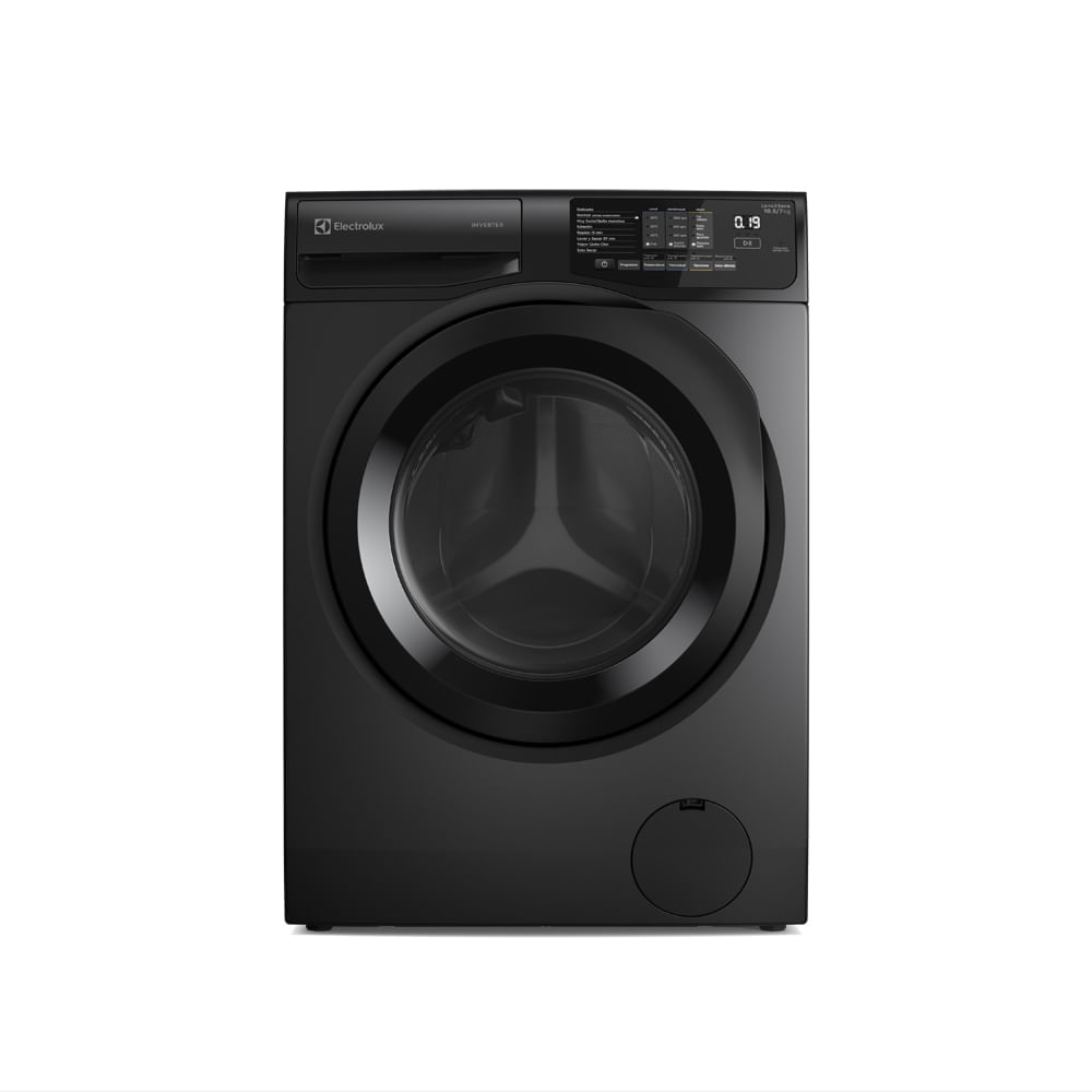 Lavasecarropas Frontal Electrolux 10,5kg/7kg Gris Inverter Lavado Inteligente LSC11
