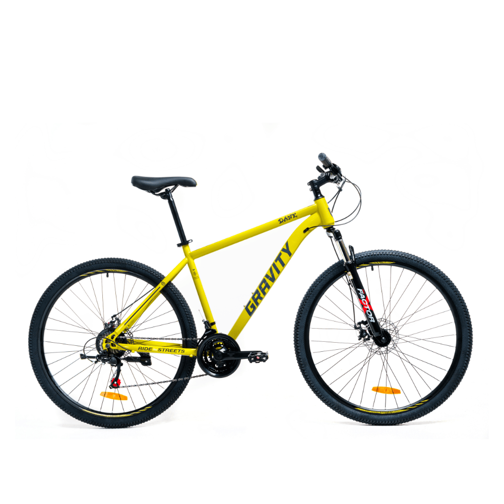 Bicicleta Gravity R29 AC dank amarillo gris
