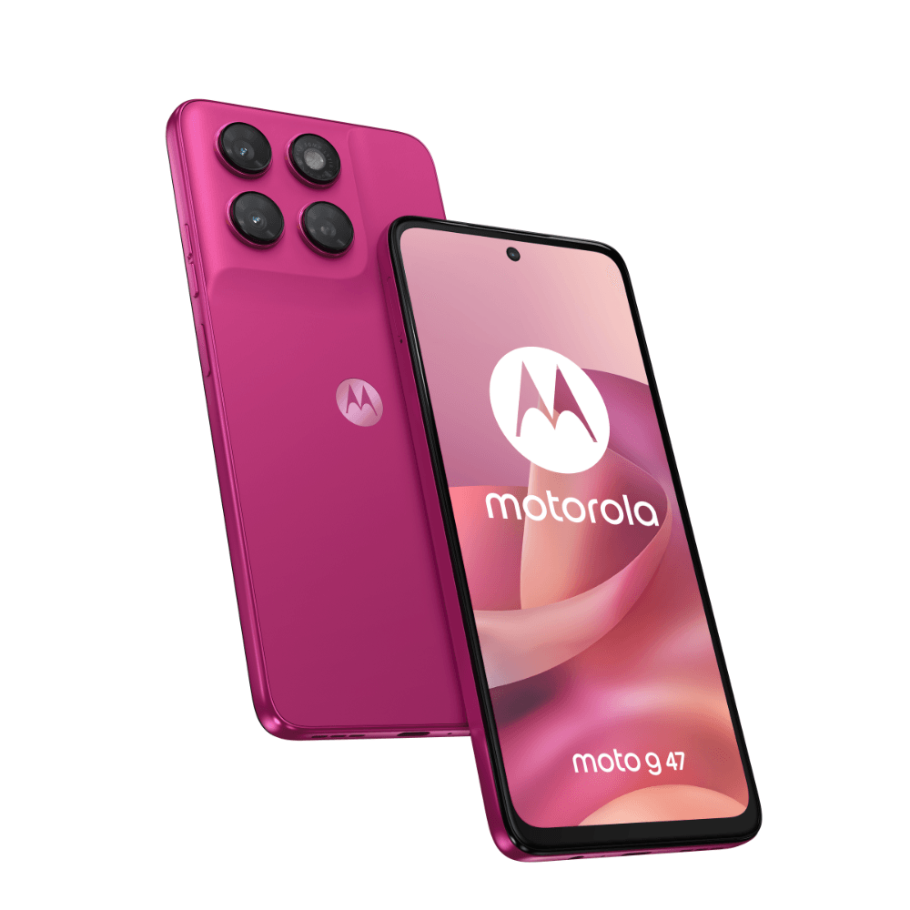 Celular Motorola g47 PANTONE  6.72"   4GB 128GB Fuchsia Red