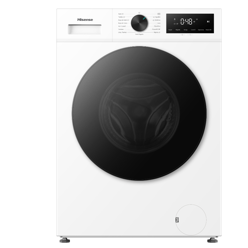 Lavarropas Hisense WF1I8041BW 8 kg1400RPM CF Inverter blanco