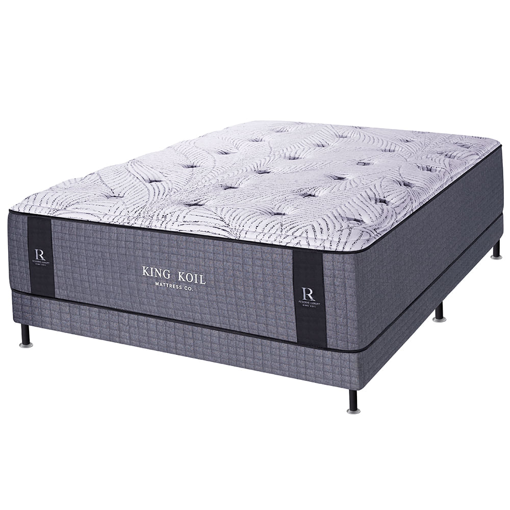 Conjunto Sommier y Colchón de resortes King Koil Lexington de 2 plazas 140x190 cm