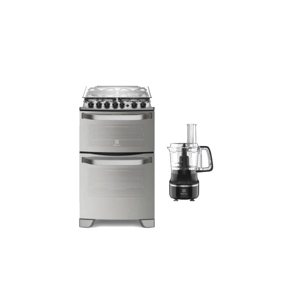 Combo Cocina Electrolux Doble Horno (56DXQ) + Multiprocesadora Compacta 3 en 1 (EFP500) GRATIS