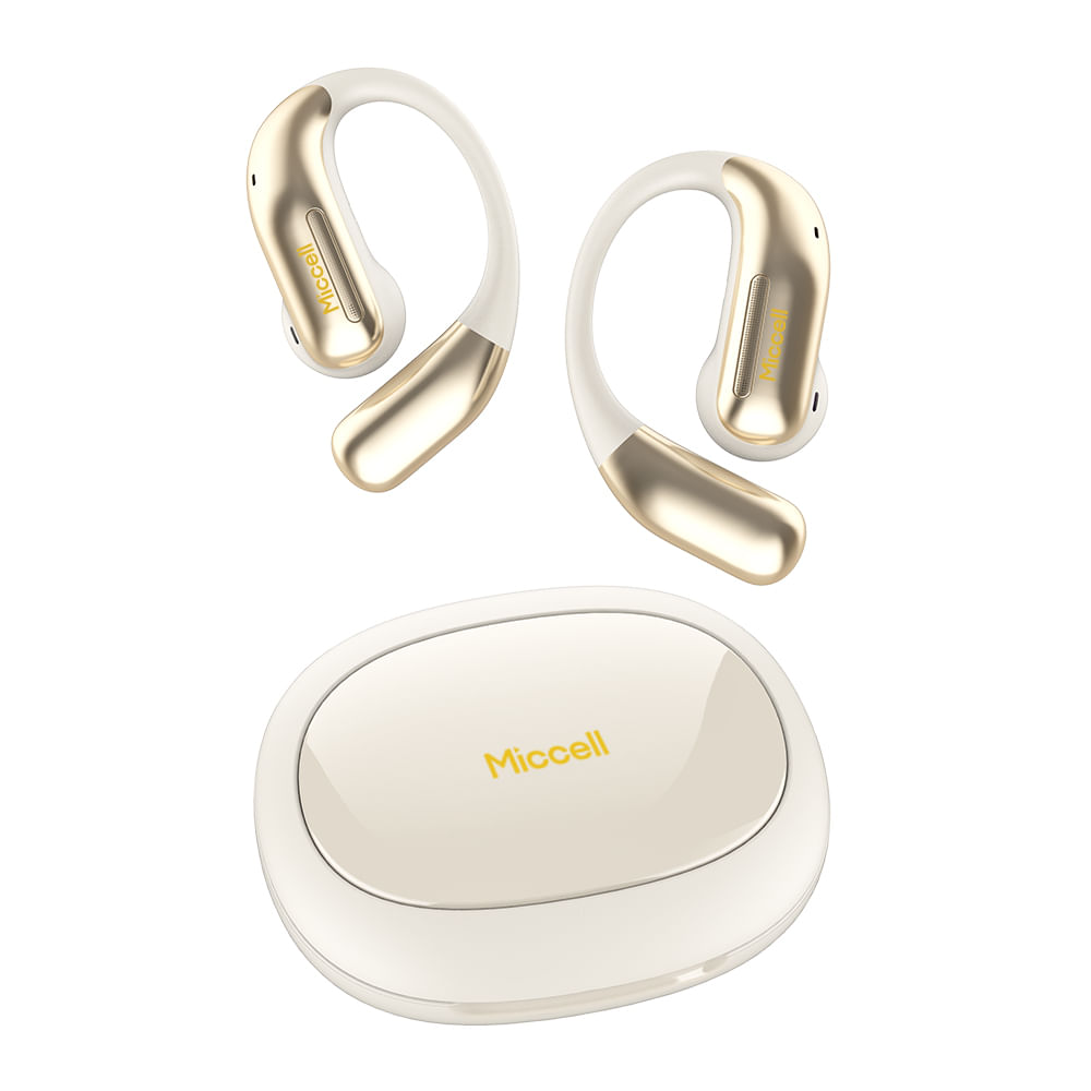 Auriculares miccell VQ-BH31 Bluetooth Beige