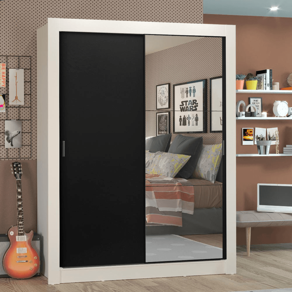 Placard Madesa Denver 2 Puertas Corredizas 1 Espejo 1094731E