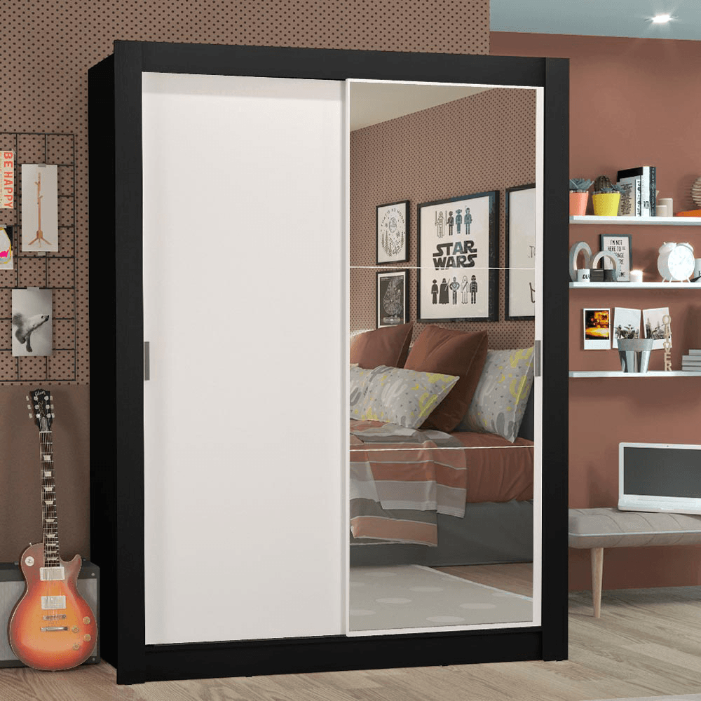 Placard Madesa Denver 2 Puertas Corredizas 1 Espejo 1094771E