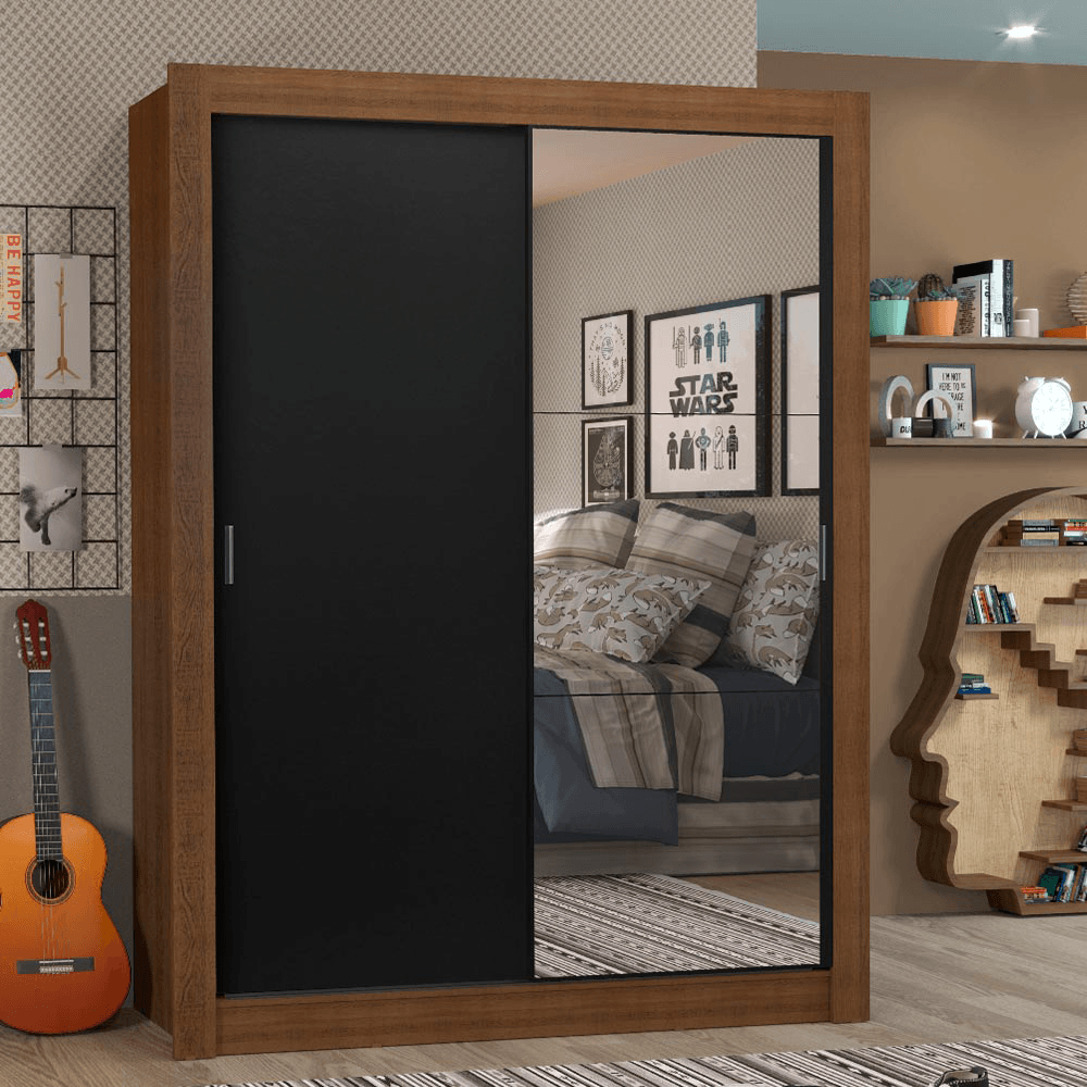 Placard Madesa Denver 2 Puertas Corredizas 1 Espejo 10947K1E