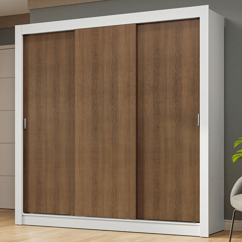 Placard Madesa Nobre Ropero 3 Puertas Corredizas 170x205x51 11939B