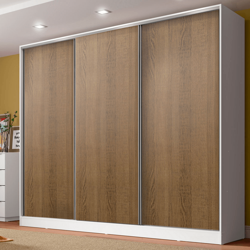 Placard Ropero 100% Mdf Madesa Royale 3 Puertas Corredizas 10639B