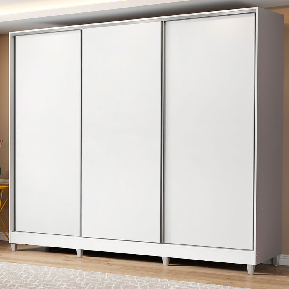 Placard Ropero 100% Mdf Madesa Royale 3 Puertas Corredizas 106309CP