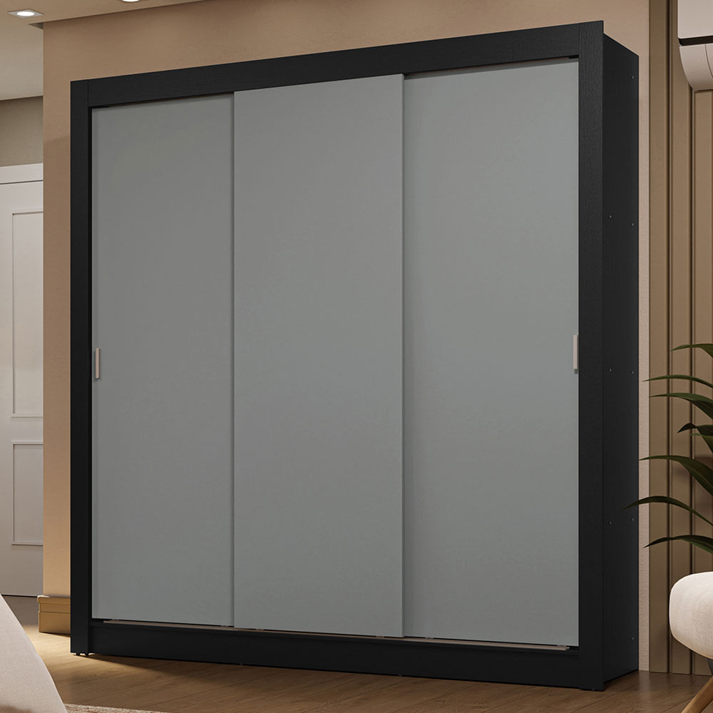 Placard Ropero 3 Puertas Corredizas Madesa Sublime 1193H92G