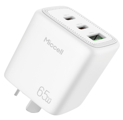 Cargador Miccell VQ-T15-65W-2C 220 65W