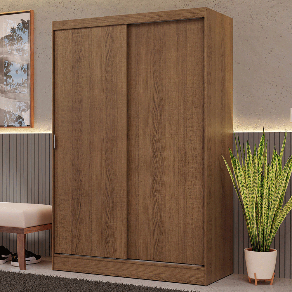 Placard Madesa Max 2 Puertas Corredizas 2 Cajones 119x183