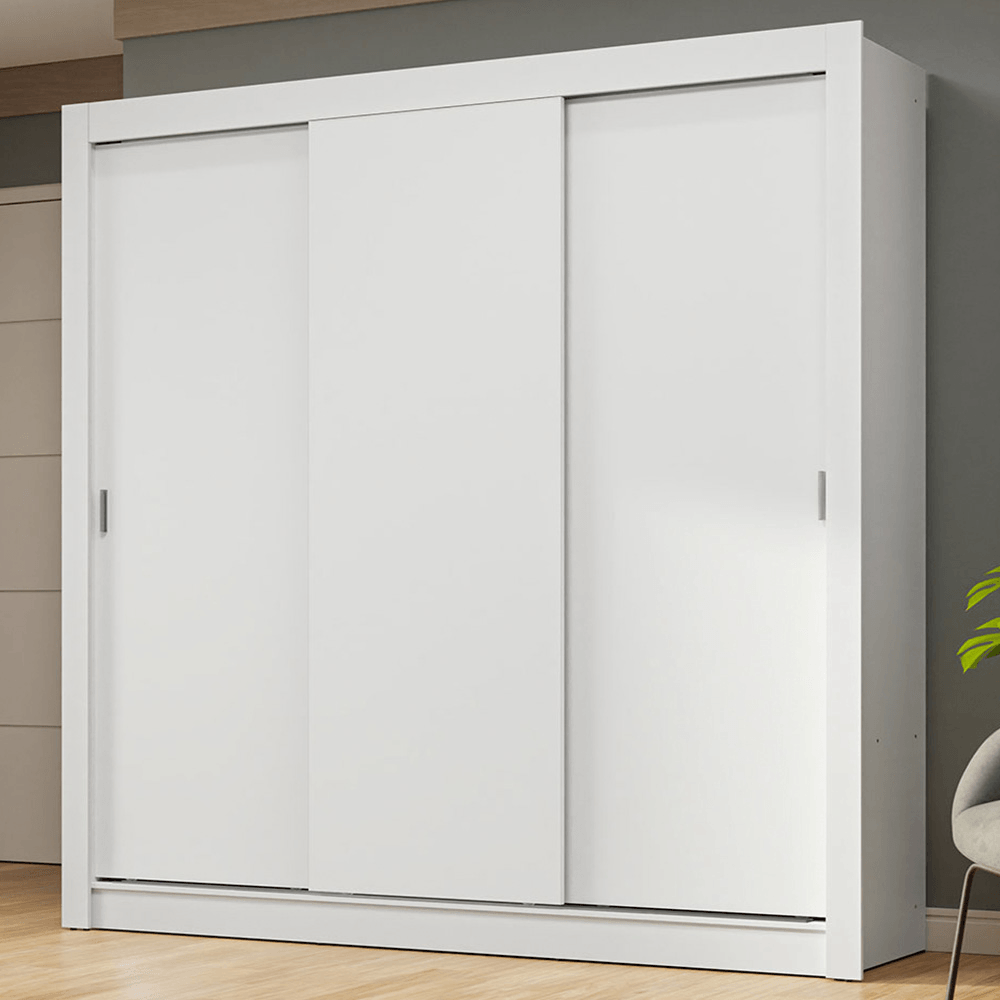 Placard Madesa Nobre 3 Puertas Corredizas 170x205x51 Cm