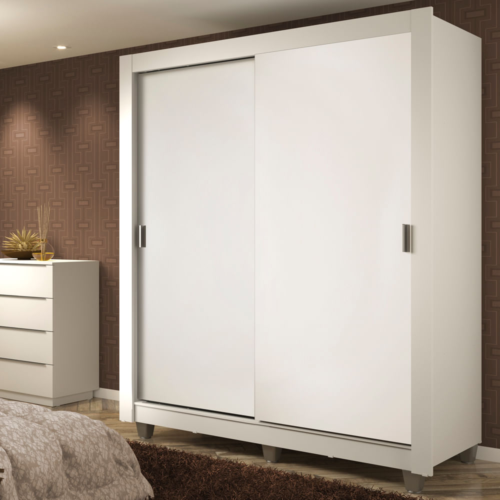 Placard Ropero Madesa Dallas 2 Puertas 4 Cajones Con Patas 1094094GCP