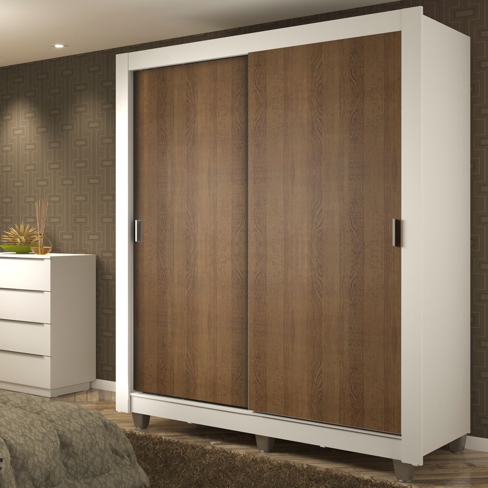 Placard Ropero Madesa Dallas 2 Puertas 4 Cajones Con Patas 10949B4GCP