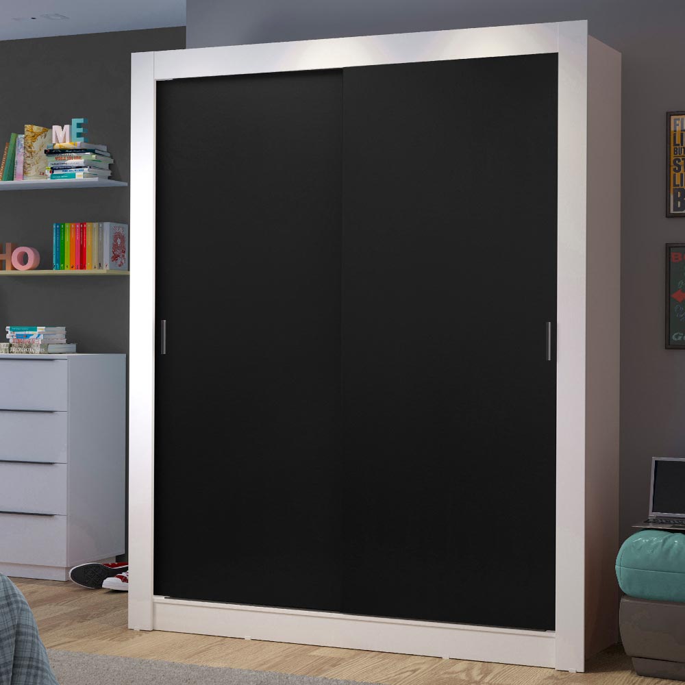 Placard Ropero Madesa Dallas Puertas Corredizas 2 Cajones 1094732G