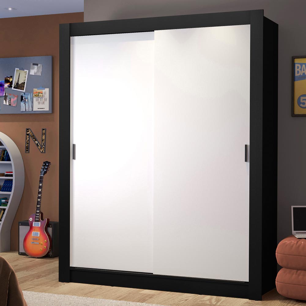 Placard Ropero Madesa Dallas Puertas Corredizas 2 Cajones 1094772G