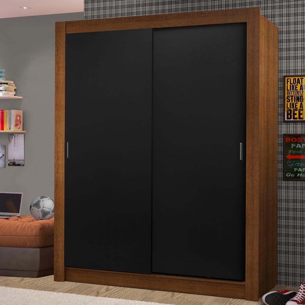 Placard Ropero Madesa Dallas Puertas Corredizas 2 Cajones 10947K2G