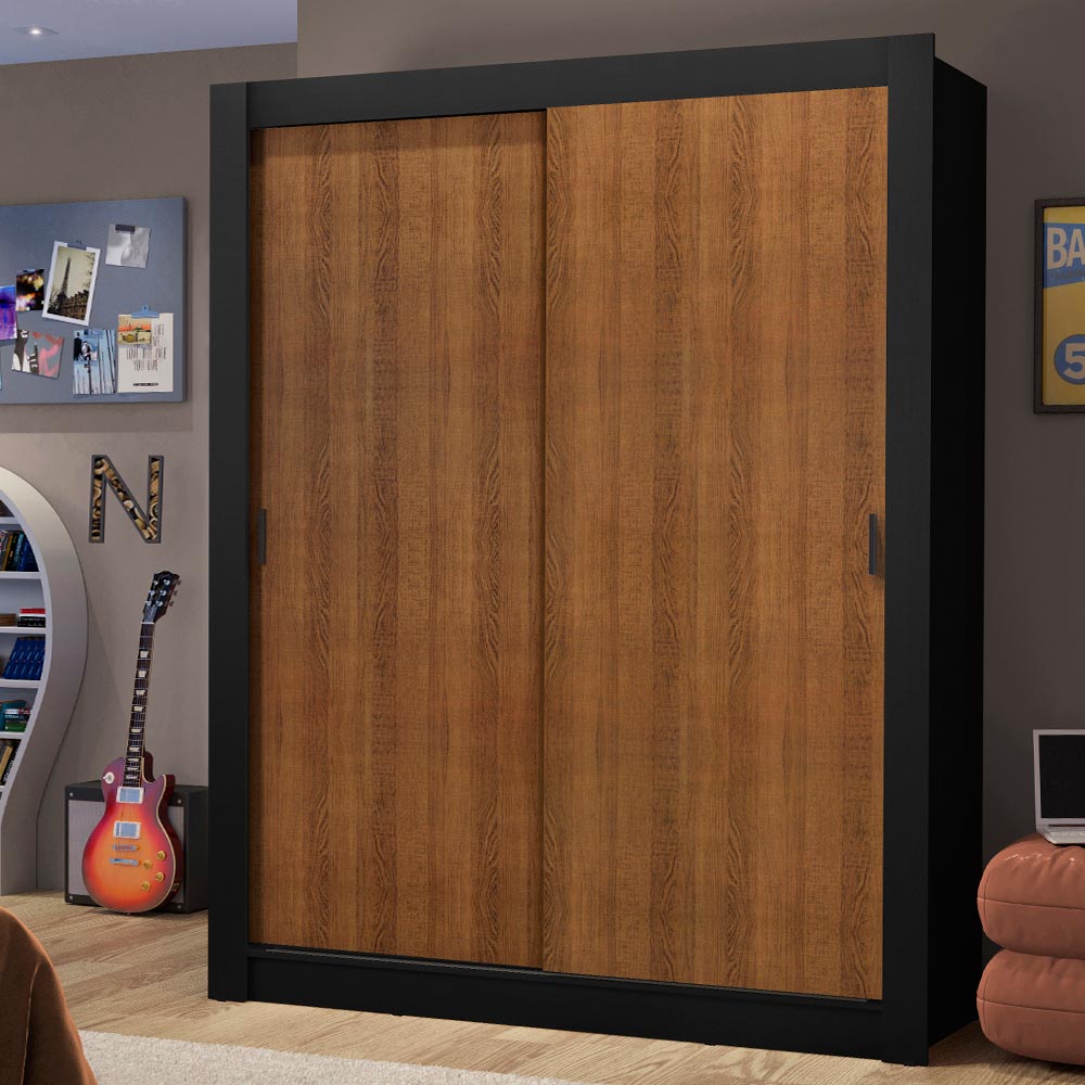 Placard Ropero Madesa Dallas Puertas Corredizas 2 Cajones 1094D82G