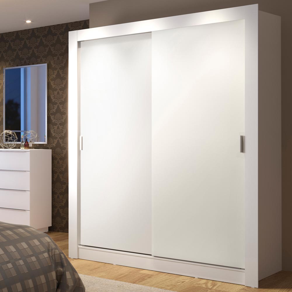 Placard Ropero Madesa Dallas Puertas Corredizas 4 Cajones 1094094G