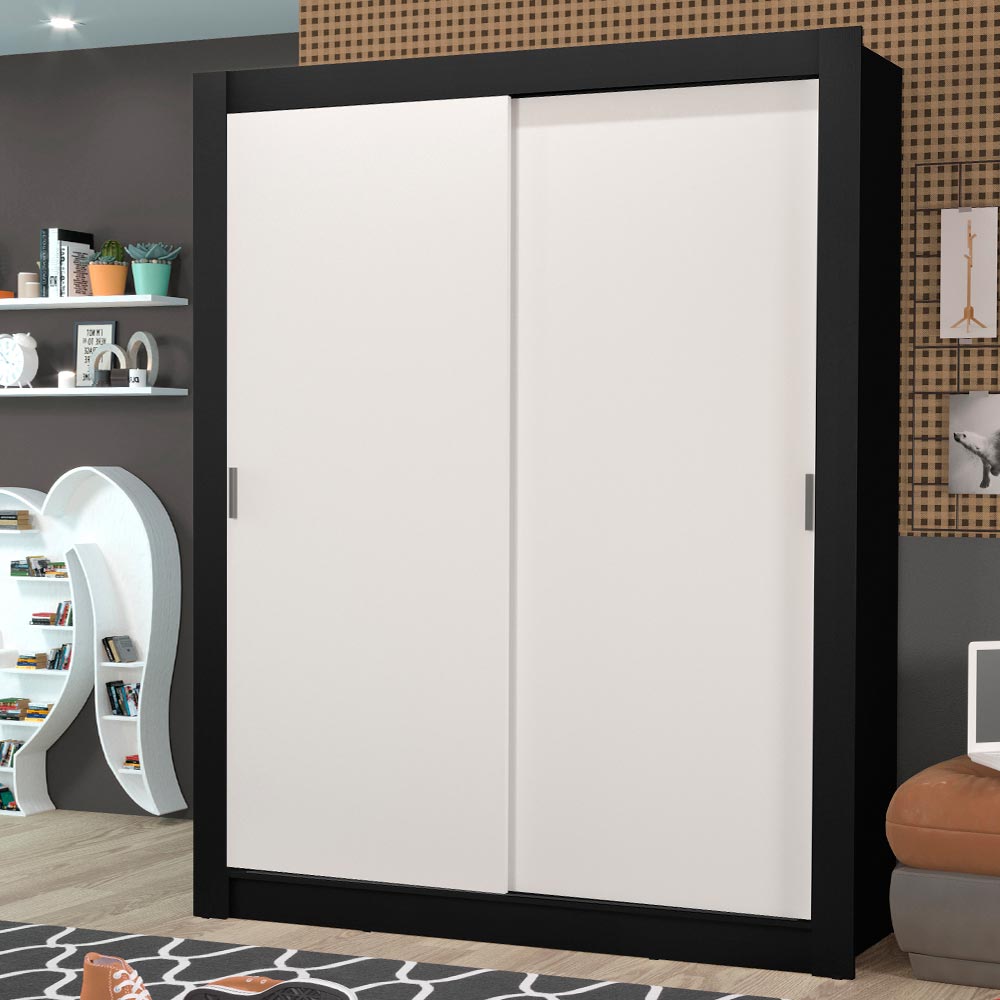 Placard Ropero Madesa Dallas Puertas Corredizas 4 Cajones 1094774G