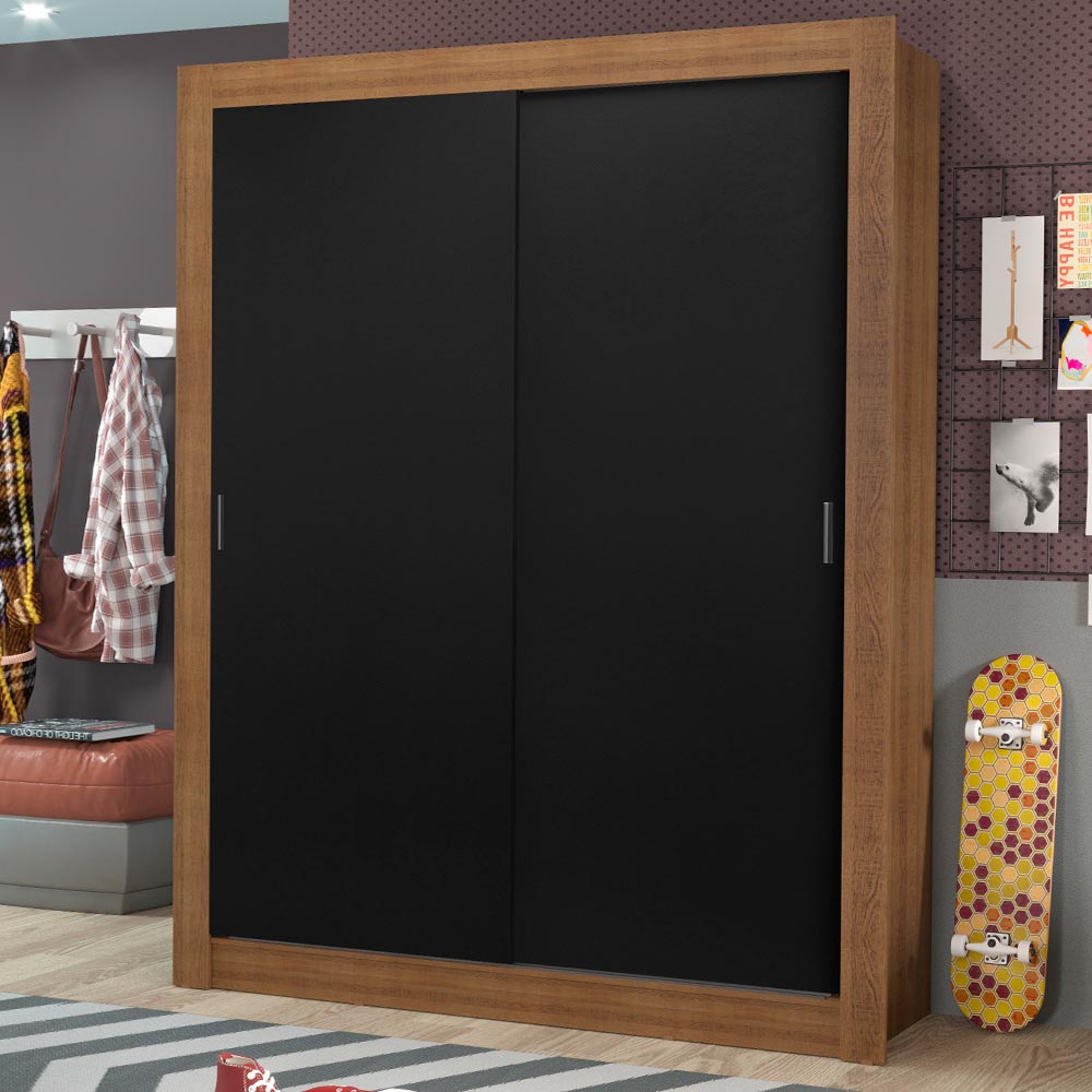 Placard Ropero Madesa Dallas Puertas Corredizas 4 Cajones 10947K4G