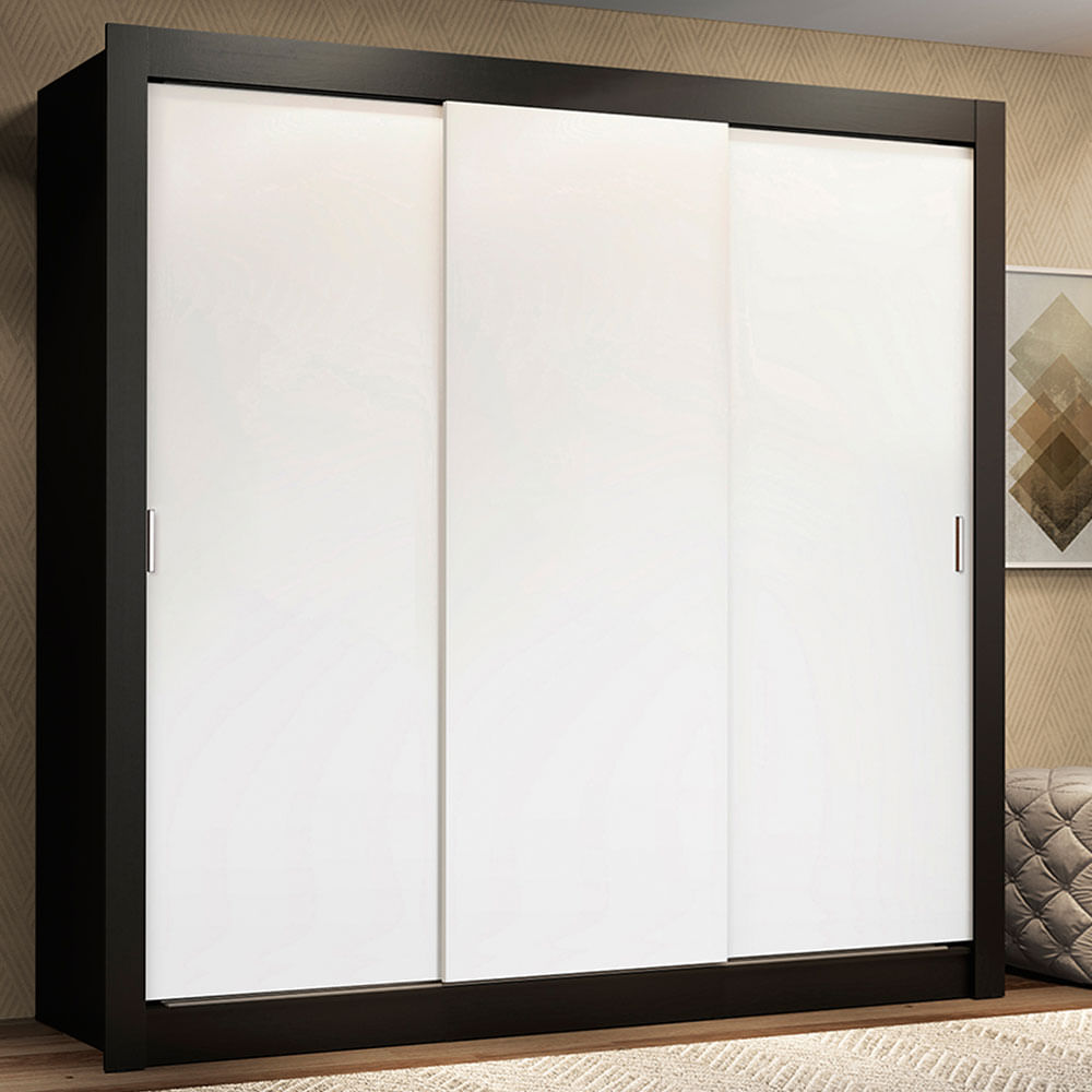 Placard Ropero Madesa Lyon 3 Puertas Corredizas 2 Cajones 1093772G