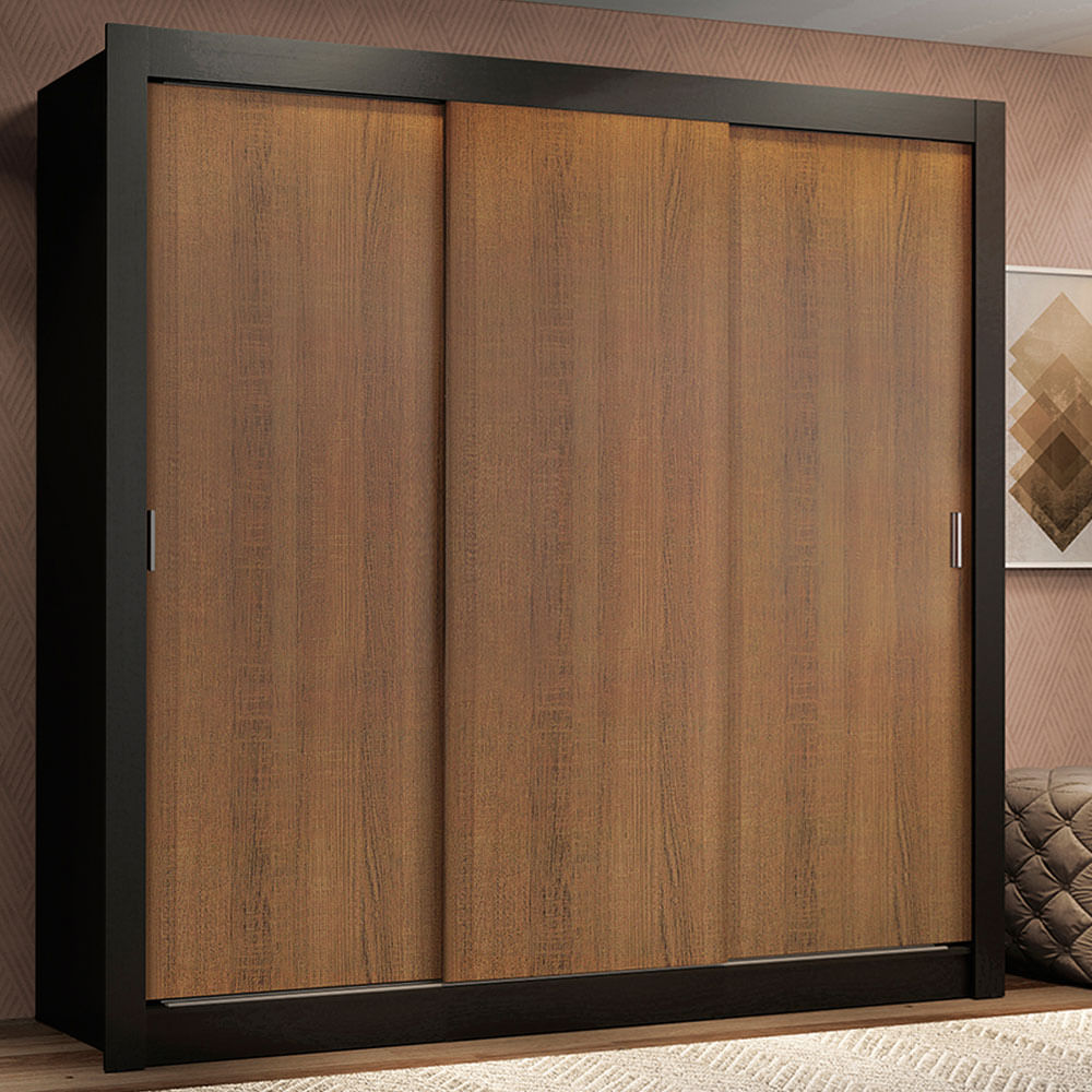 Placard Ropero Madesa Lyon 3 Puertas Corredizas 2 Cajones 1093D82G