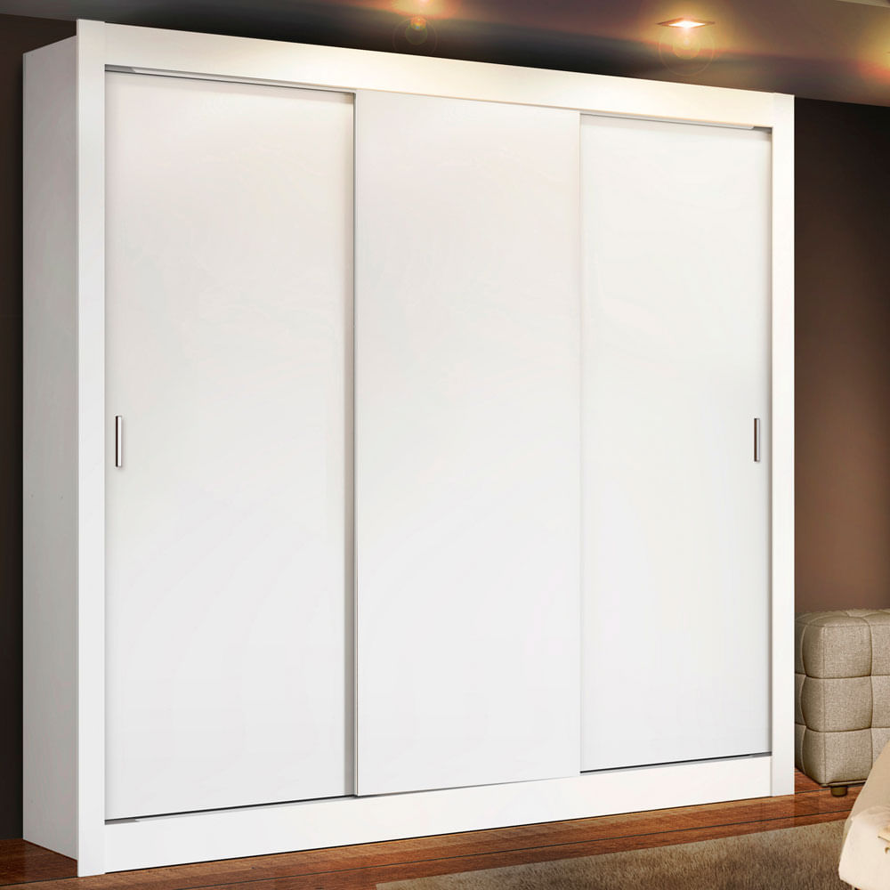 Placard Ropero Madesa Lyon 3 Puertas Corredizas 2 Cajones 1093092G