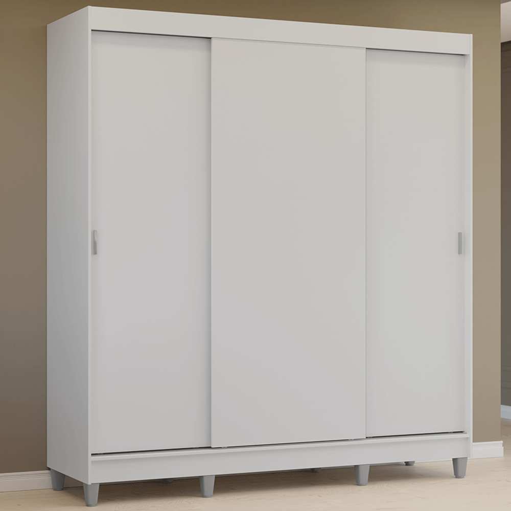 Placard Ropero Madesa Reno 3 Puertas corredizas con patas 109509CP