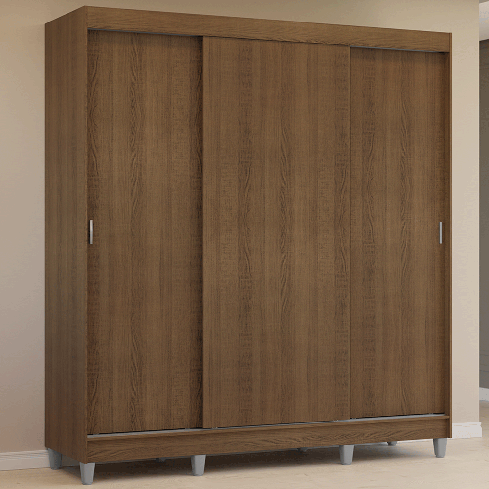 Placard Ropero Madesa Reno 3 Puertas corredizas con patas 10955ZCP