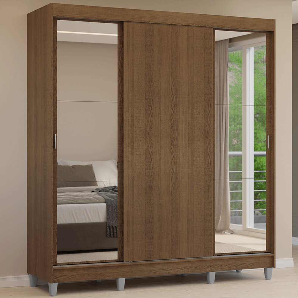Placard Ropero Madesa Reno Puertas corredizas con espejos 10955Z2ECP