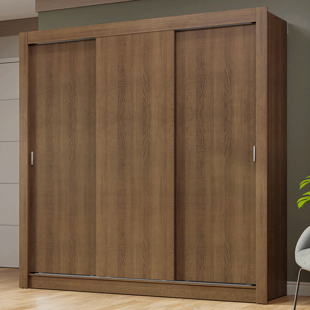 Ropero Madesa Nobre Placard Con 3 Puertas Corredizas 170 X 205 X 51
