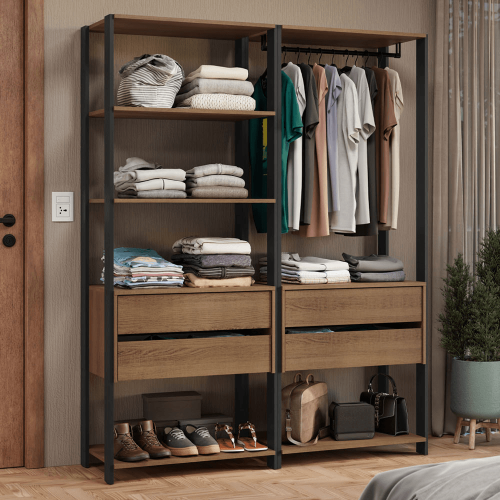 Placard Ropero Modulado Tipo Vestidor Madesa Valencia