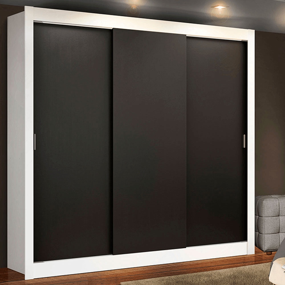 Placard Ropero Monaco 3 Puertas Corredizas 170x205 Cm 109373