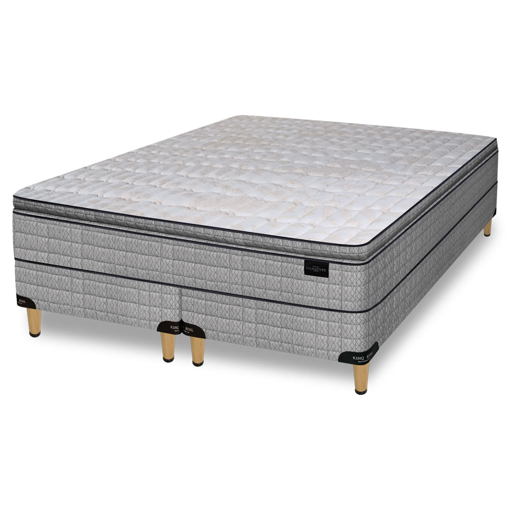 Conjunto Sommier y Colchón de resortes King Koil Kensington Queen Size 160x200 cm