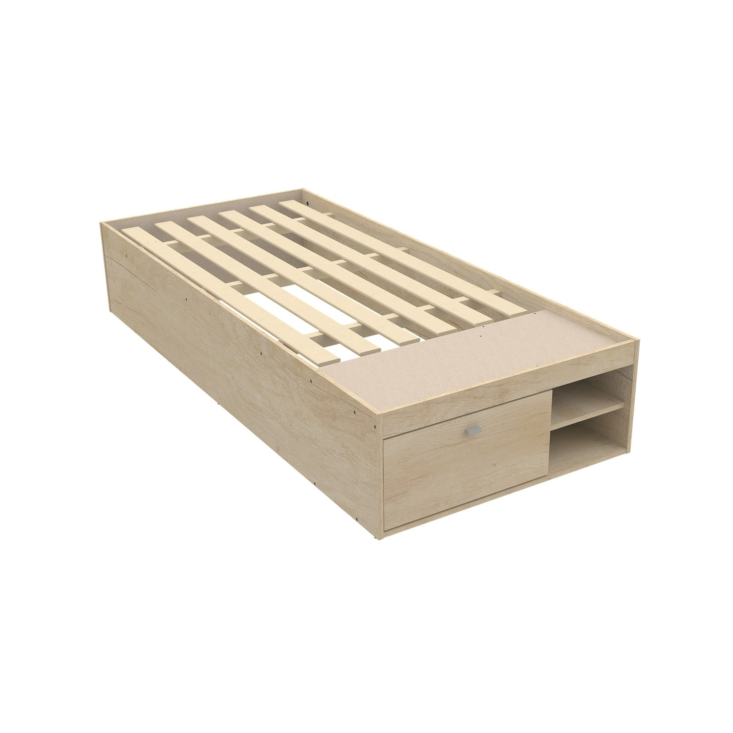 Box Pack Mosconi 80 x 190 cm Bambú Nebraska Natural
