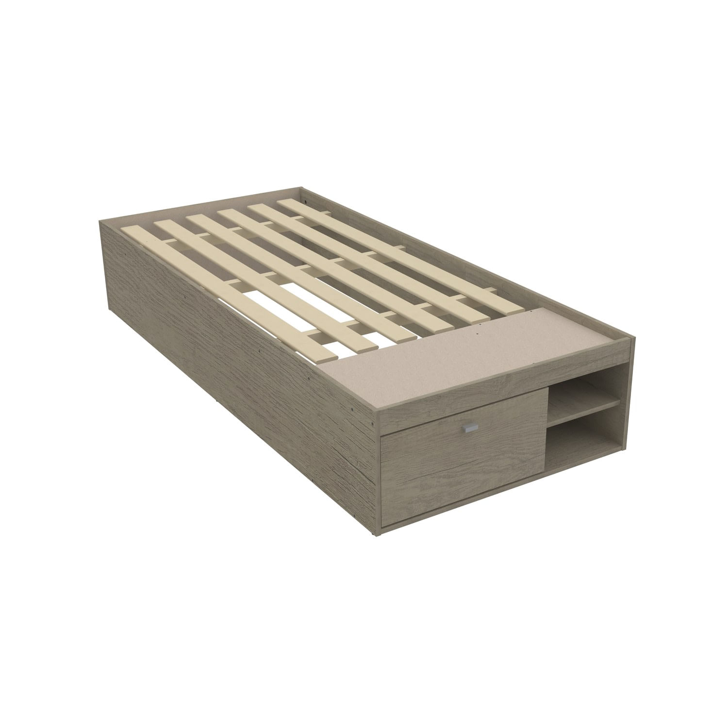 Box Pack Mosconi 80 x 190 cm Grei Nebraska Gris